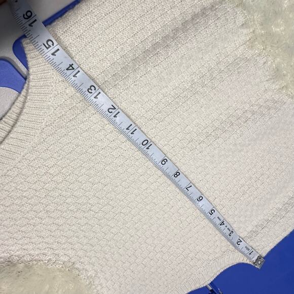 Diane Von Furstenberg fur trimmed Knit Dress Ivory Size S luxury whimsical NWOT - Picture 9 of 13